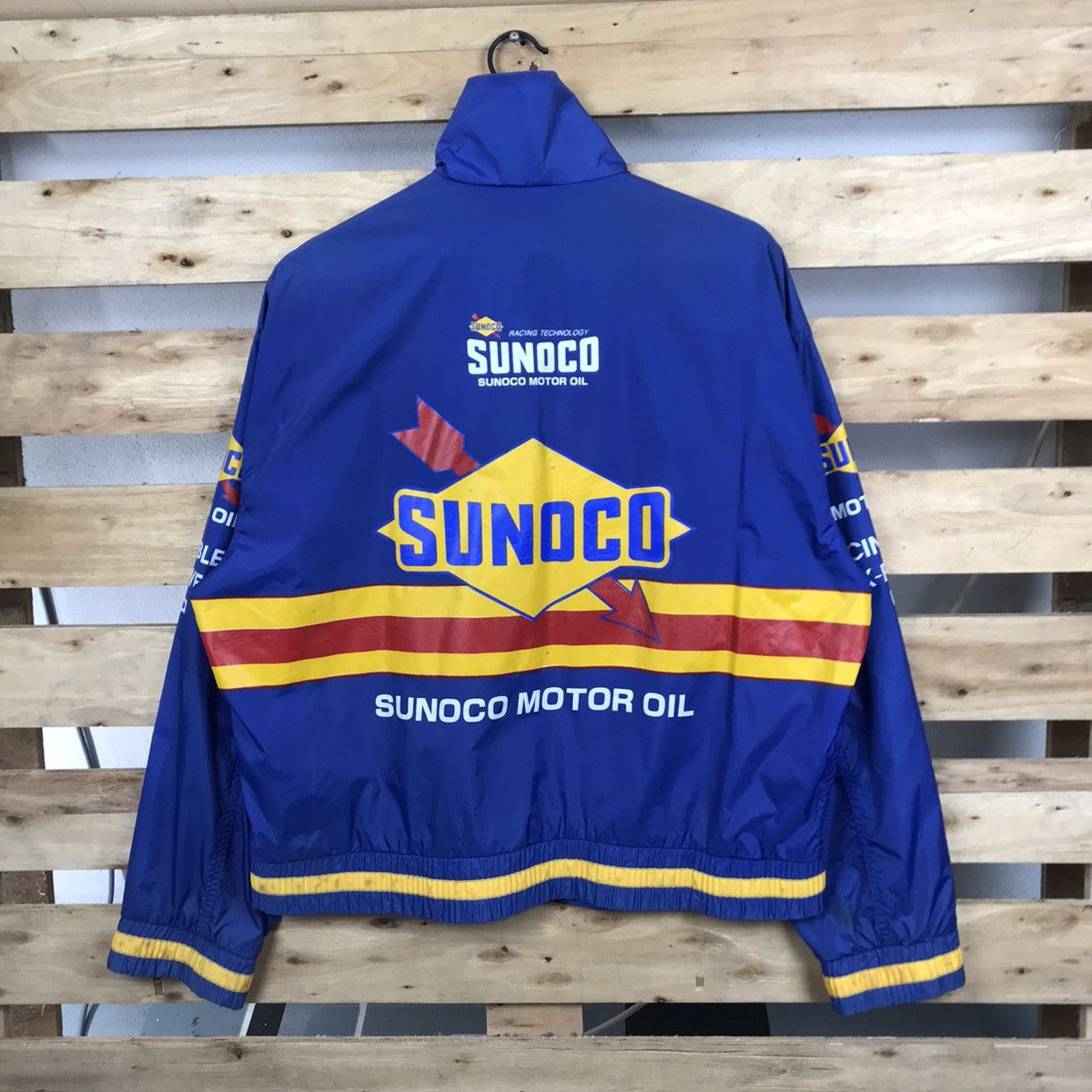 NASCAR × Sports Specialties Sunoco Racing Fuel Motor Oil Lubricant Racing Team Jacket Size US L / EU 52-54 / 3 - 13 Thumbnail