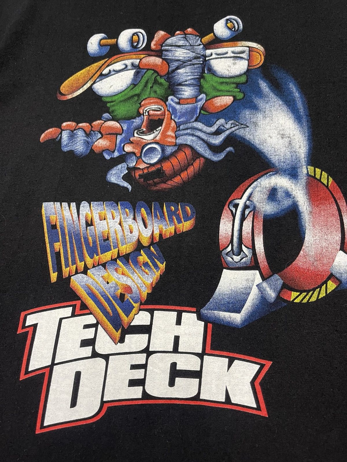 Vintage Vintage Tech Deck Skateboard Shirts Size US M / EU 48-50 / 2 - 3 Thumbnail