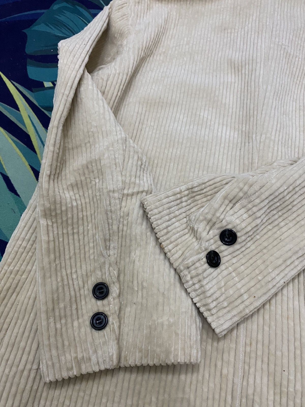 Designer × Issey Miyake × Vintage GK104 RARE🔥IS33-FD034 VINTAGE ISSEY MIYAKE CORDUROY JACKET Size US M / EU 48-50 / 2 - 10 Thumbnail