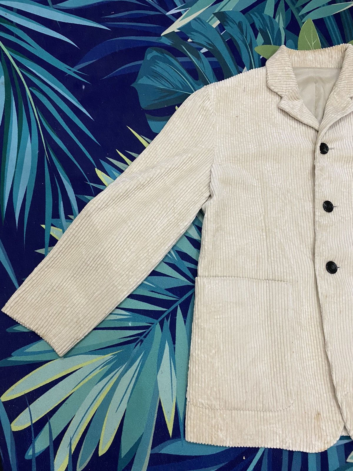 Designer × Issey Miyake × Vintage GK104 RARE🔥IS33-FD034 VINTAGE ISSEY MIYAKE CORDUROY JACKET Size US M / EU 48-50 / 2 - 5 Thumbnail