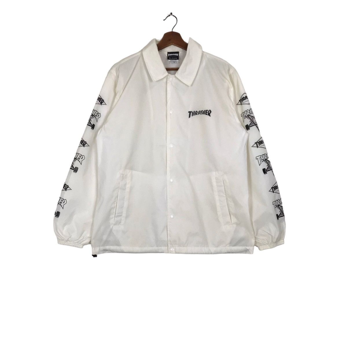 Thrasher Vintage Thrasher Skateboard Magazine Jacket Big Logo Size US M / EU 48-50 / 2 - 2 Thumbnail