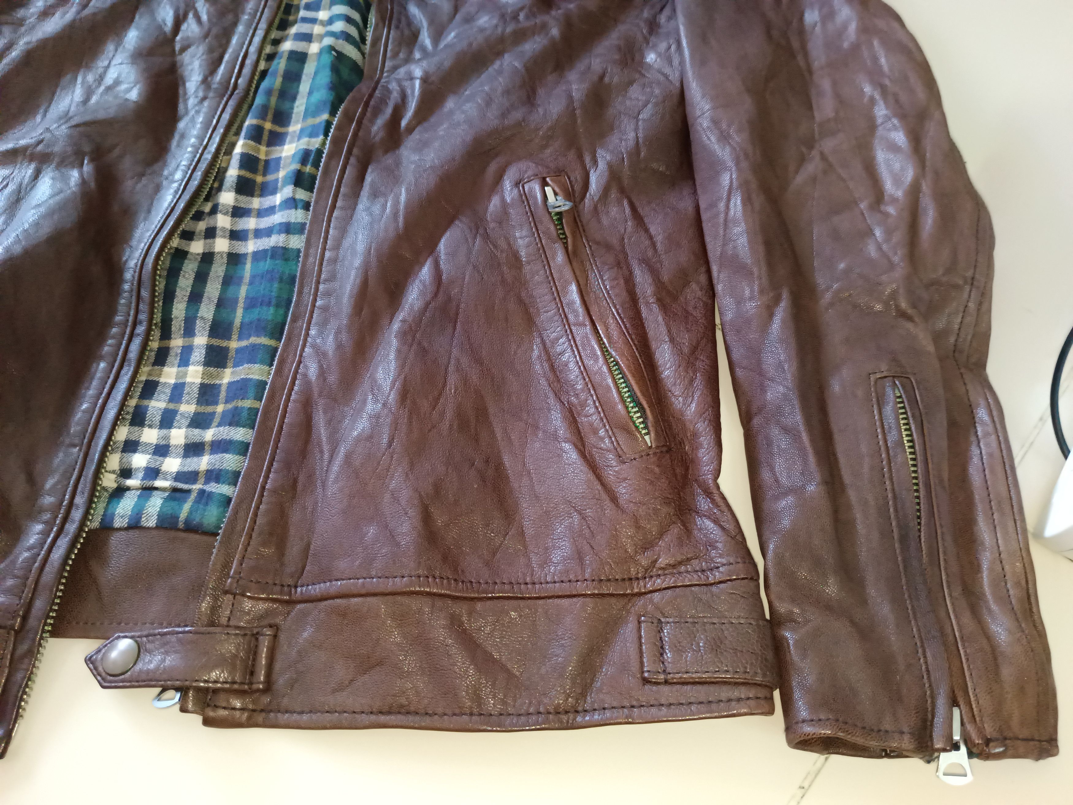 Other Vintage 90s Paul Smith R.Newbold Leather Biker Jacket Size US M / EU 48-50 / 2 - 7 Thumbnail
