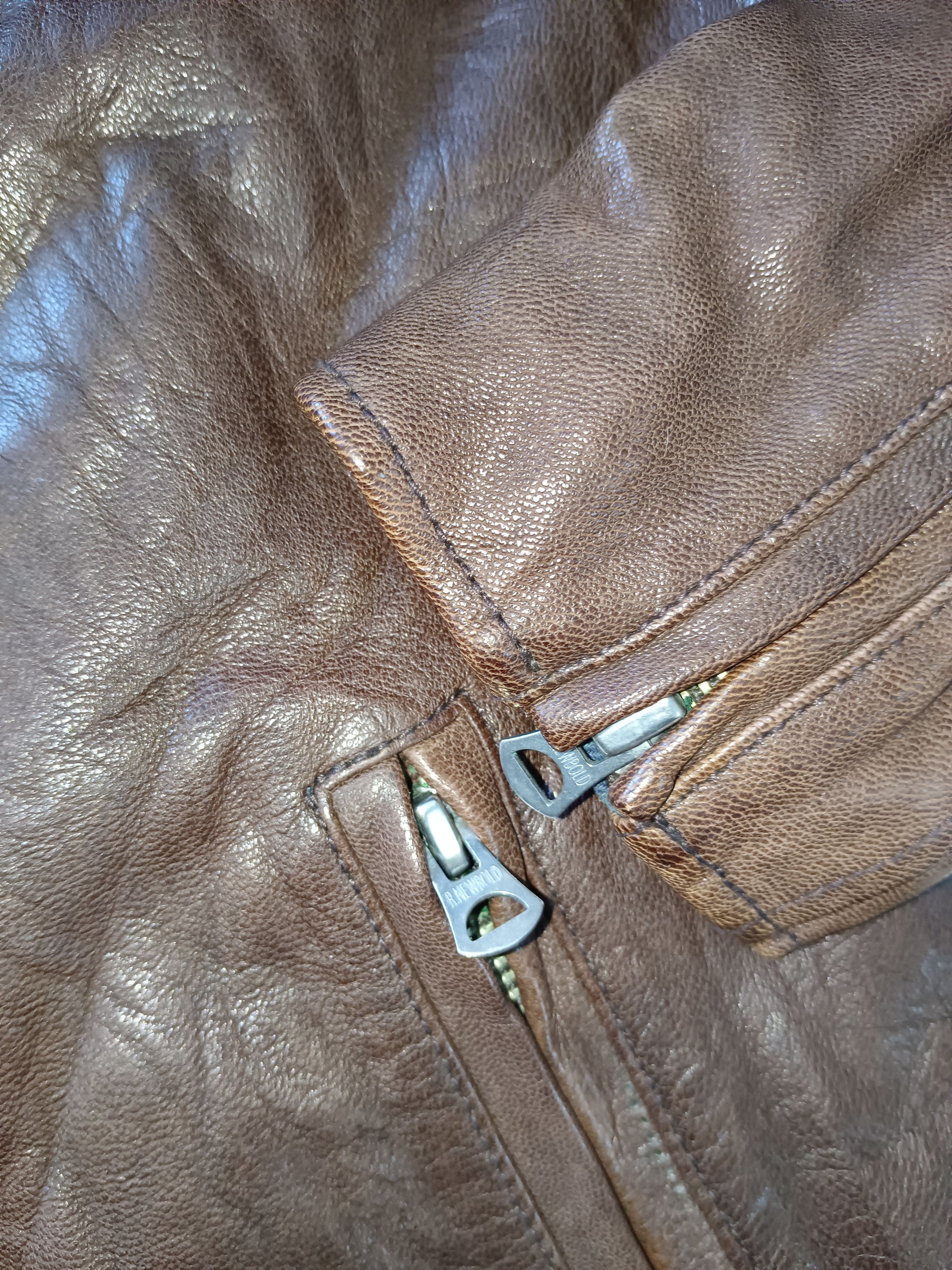 Other Vintage 90s Paul Smith R.Newbold Leather Biker Jacket Size US M / EU 48-50 / 2 - 8 Thumbnail