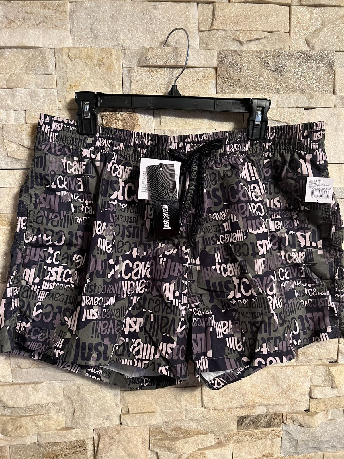 image of Just Cavalli Men's Swim Trunks Italy Size 54 Us 38