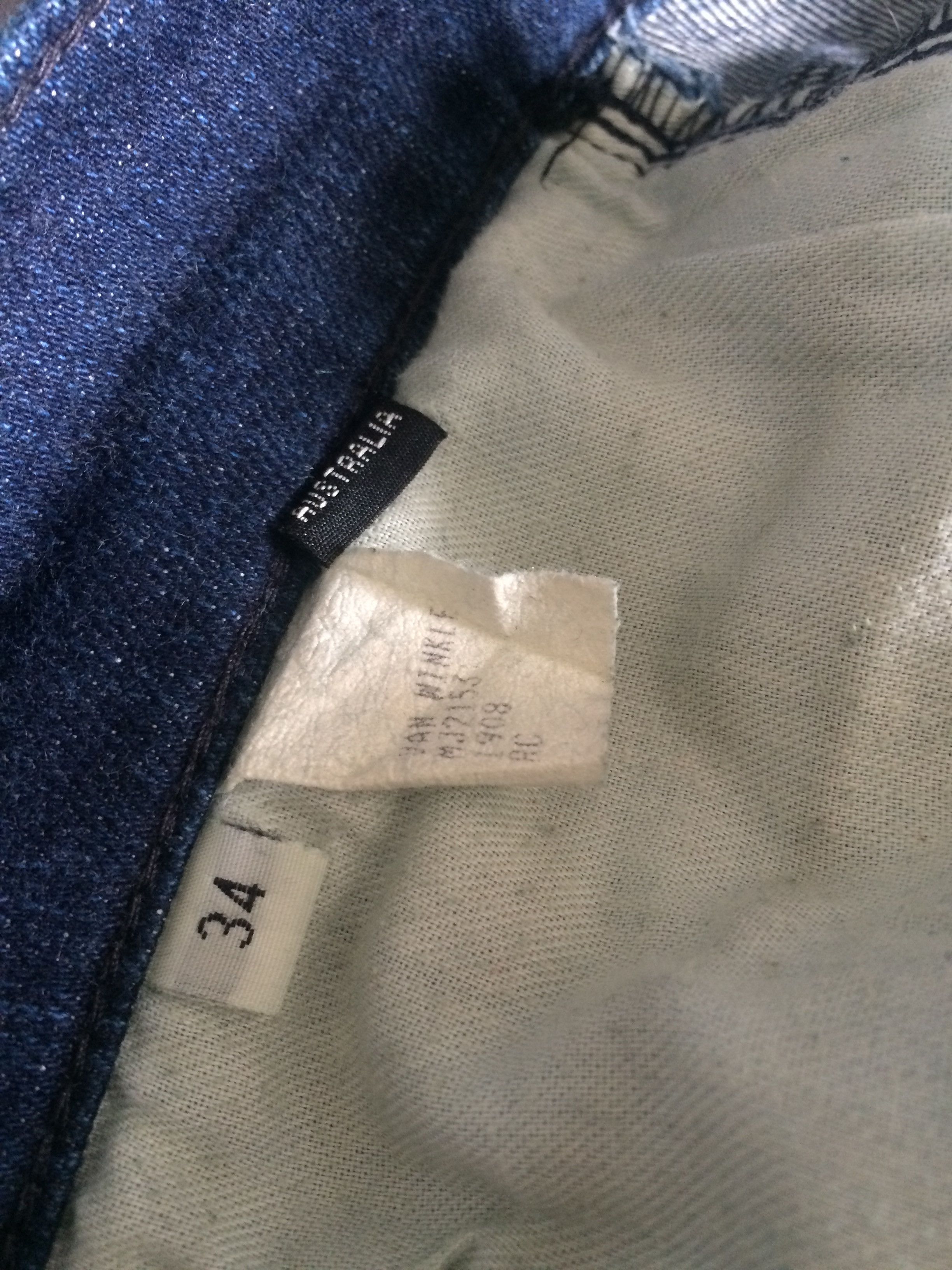 Ksubi TSUBI Van Winkle Deep Indigo Denim Jean Size US 34 / EU 50 - 6 Thumbnail