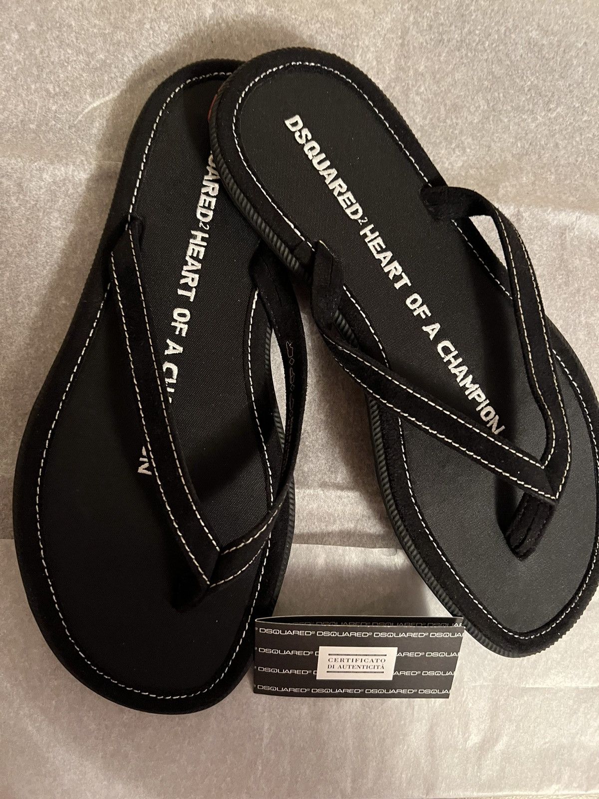 DSQUARED2 Size 8 Harley Black Silver Leather Buckle Sandals Dsquared2 DSQUARED2 Size 8 Harley Black Silver Leather  main image 2