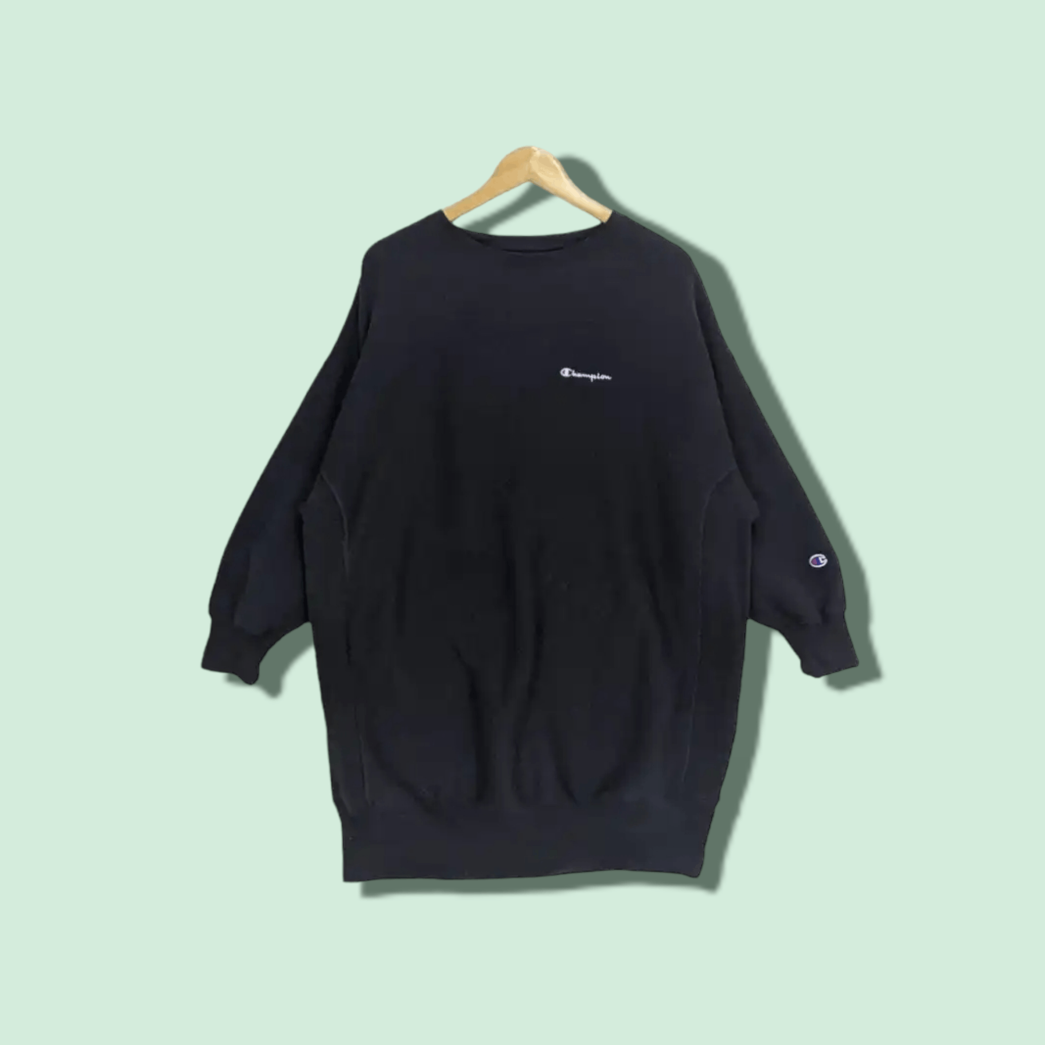 CHAMPION Reverse Weave Long Oversize Jumper Sweatshirt