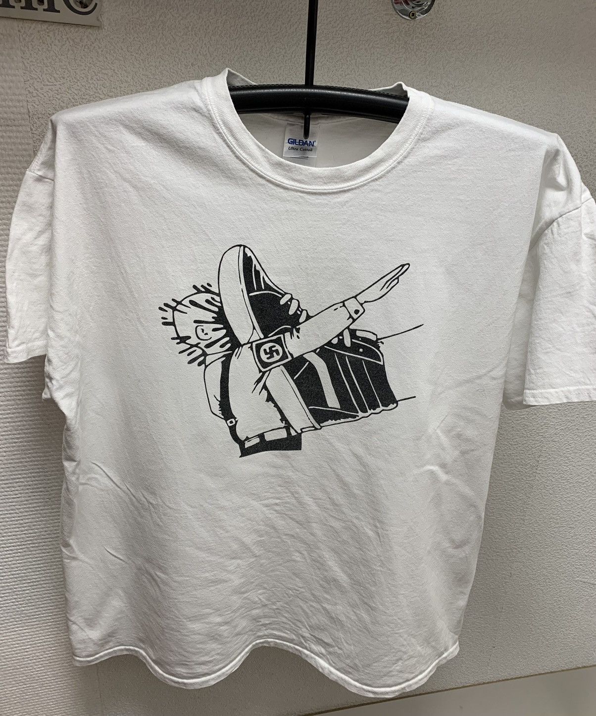 Gildan Vans skateboarding vs fascism nazi t-shirt Xl white stop Size US XL / EU 56 / 4 - 2 Thumbnail