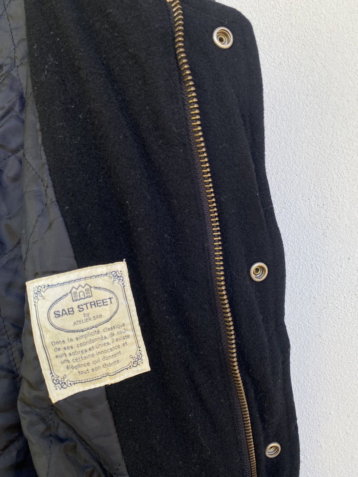 Vintage 🔥Vintage Sab Street Varsity Wool Jacket Size US L / EU 52-54 / 3 - 16 Thumbnail