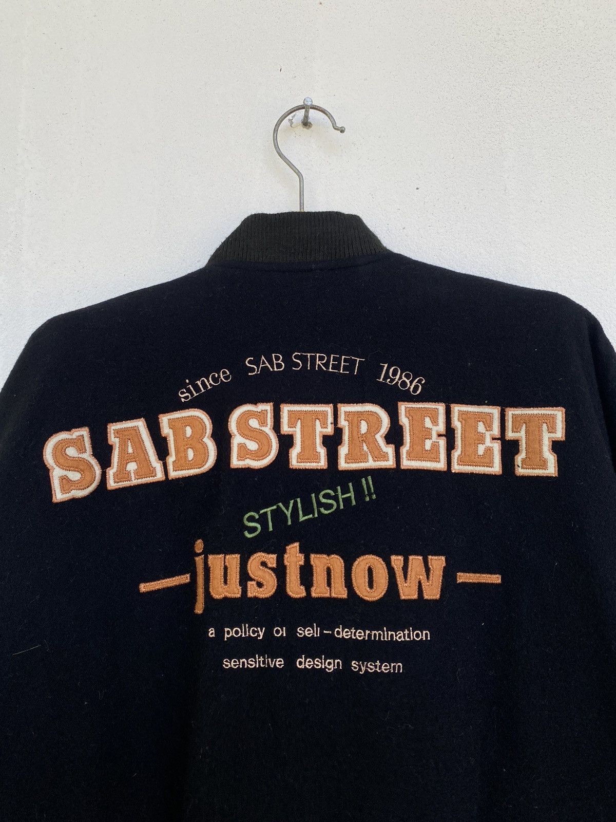 Vintage 🔥Vintage Sab Street Varsity Wool Jacket Size US L / EU 52-54 / 3 - 11 Thumbnail