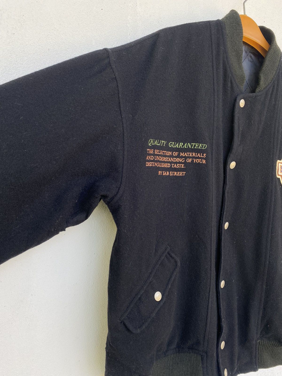 Vintage 🔥Vintage Sab Street Varsity Wool Jacket Size US L / EU 52-54 / 3 - 6 Thumbnail