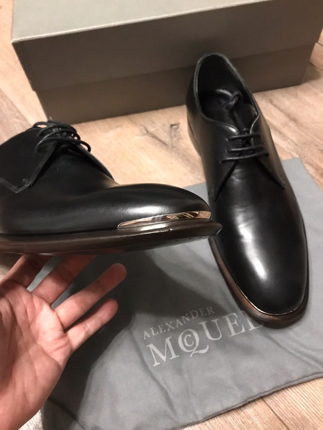 Alexander McQueen New!!Alexander McQueen leather shoe Size US 9.5 / EU 42-43 - 4 Thumbnail