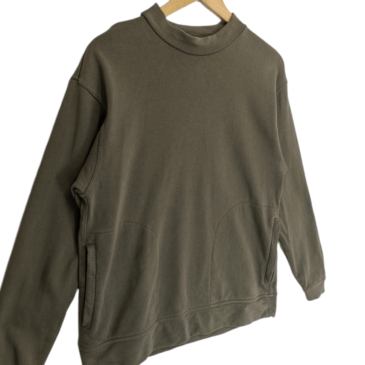 Beams Plus BEAMS Green Army Plain Jumper Sweatshirt Size US S / EU 44-46 / 1 - 3 Thumbnail
