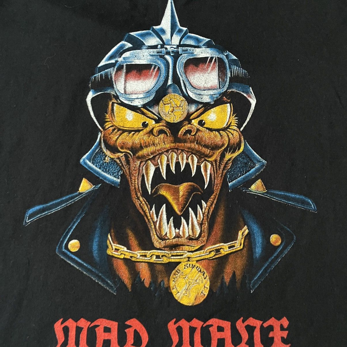 Band Tees Vintage Y2K DEVIL ABSTRACT CREEPY ANGRY HORROR XL Size US XL / EU 56 / 4 - 7 Thumbnail