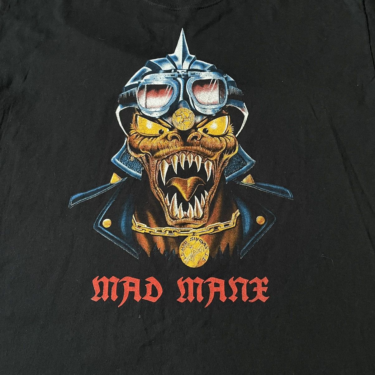 Band Tees Vintage Y2K DEVIL ABSTRACT CREEPY ANGRY HORROR XL Size US XL / EU 56 / 4 - 6 Thumbnail