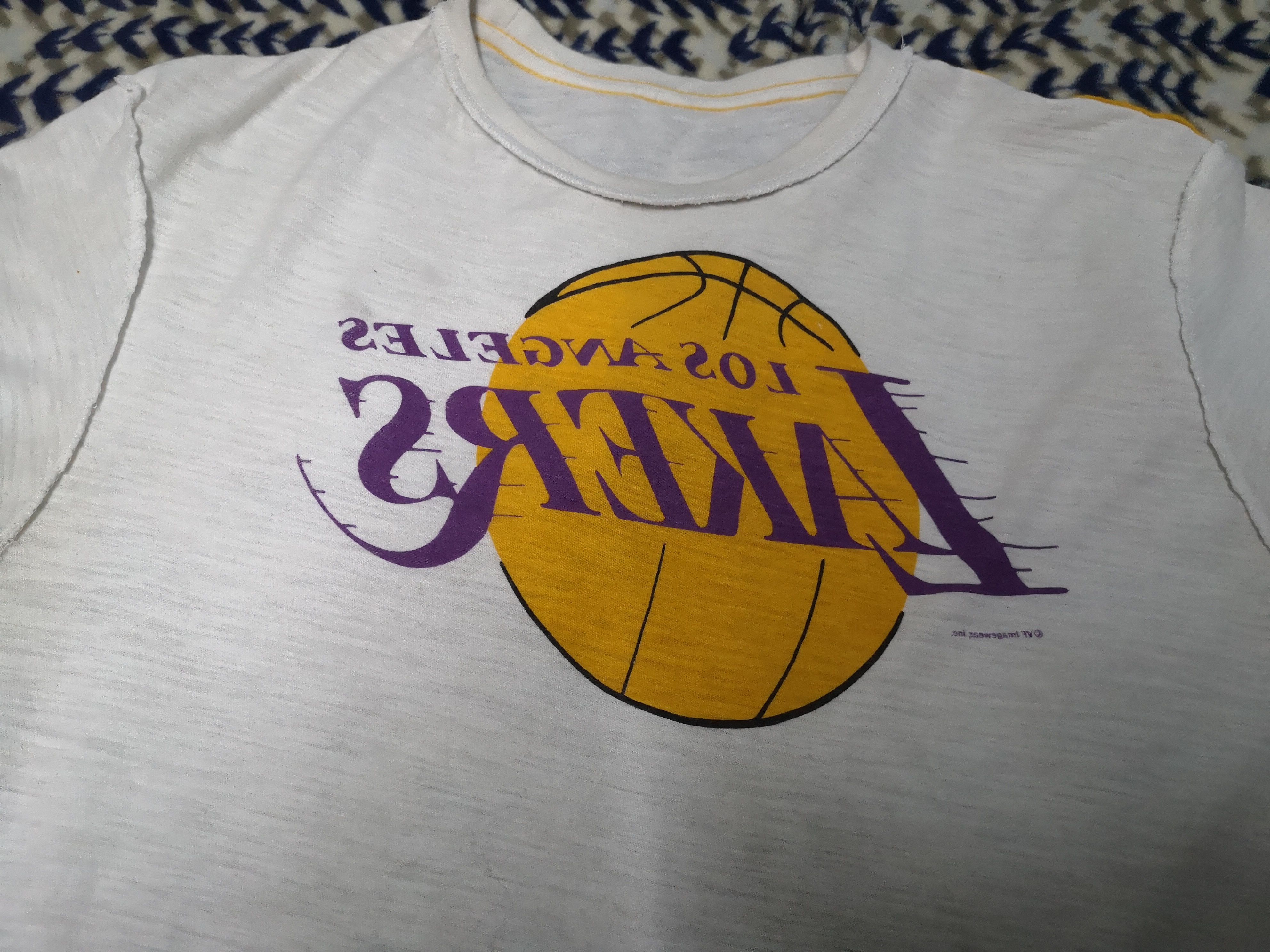 NBA 🔥LA LAKERS IN PRINTED T-SHIRT Size US M / EU 48-50 / 2 - 5 Thumbnail