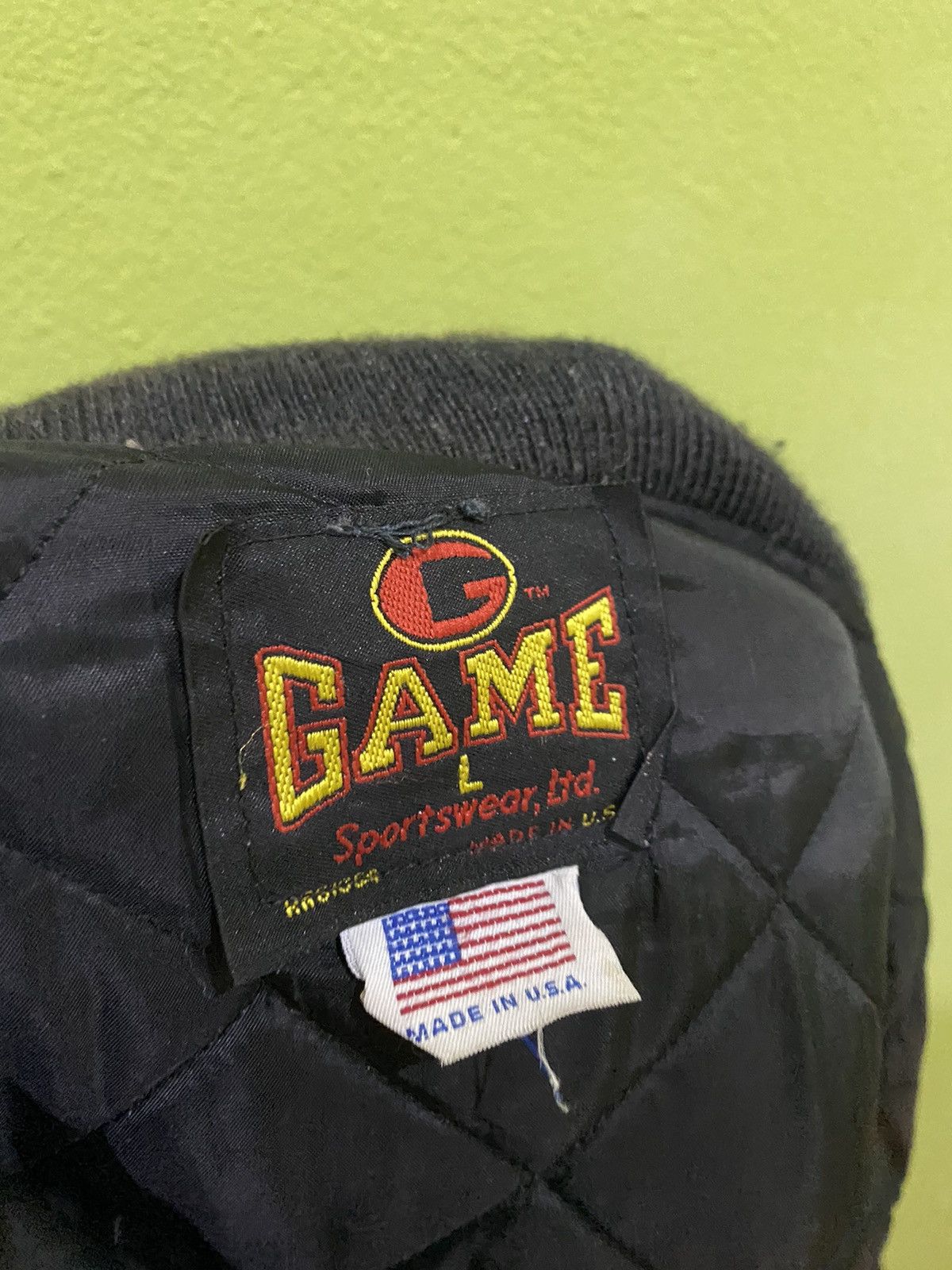 The Game × Vintage VINTAGE GAME SPORTWEAR LTD MADE IN USA VARSITY JACKET Size US L / EU 52-54 / 3 - 14 Thumbnail