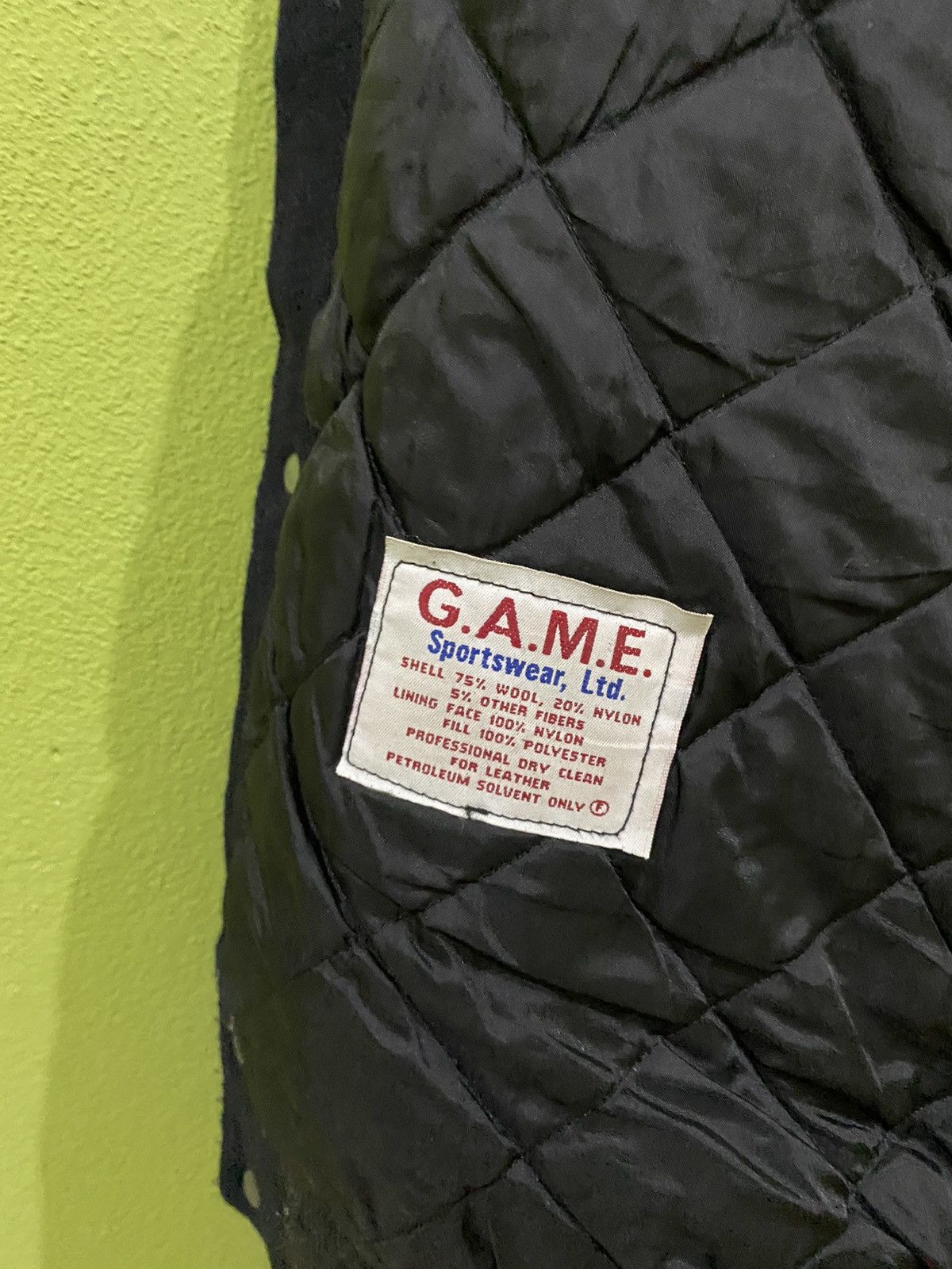 The Game × Vintage VINTAGE GAME SPORTWEAR LTD MADE IN USA VARSITY JACKET Size US L / EU 52-54 / 3 - 15 Thumbnail
