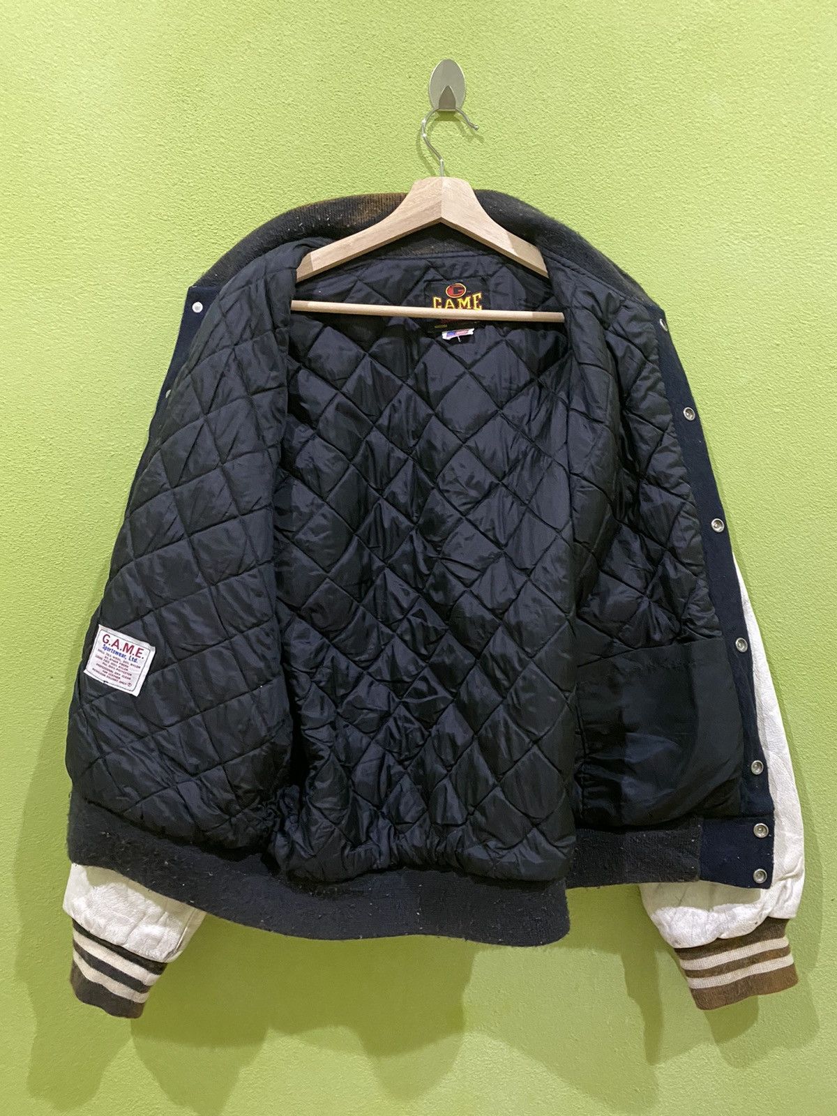The Game × Vintage VINTAGE GAME SPORTWEAR LTD MADE IN USA VARSITY JACKET Size US L / EU 52-54 / 3 - 12 Thumbnail