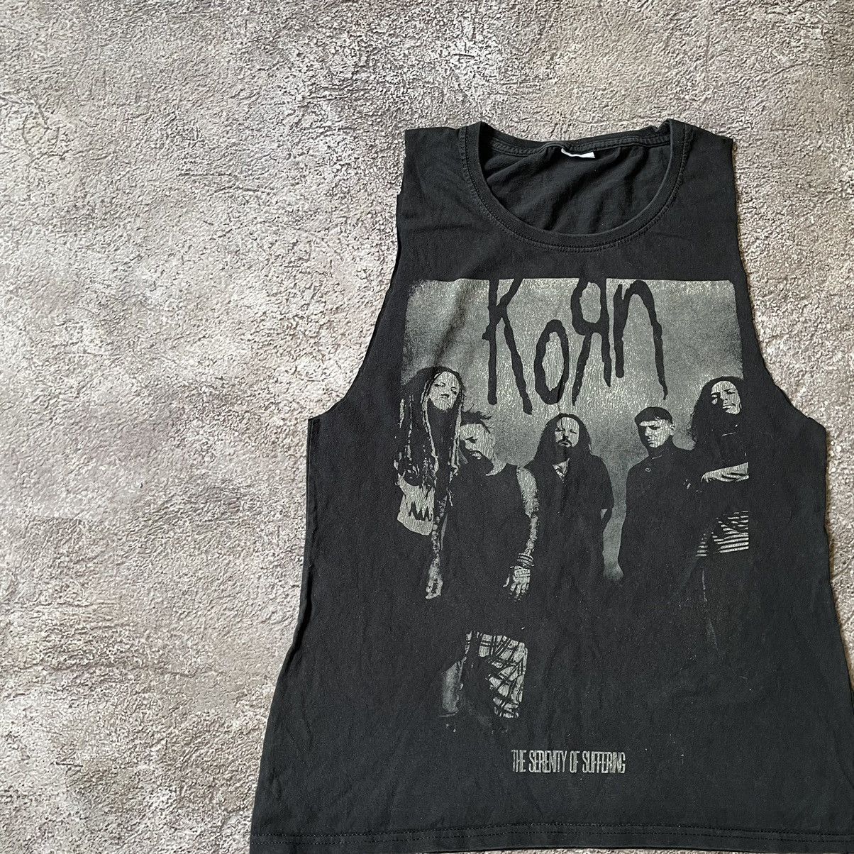 Vintage Vintage Y2K Korn Graphic Tank Top Black Goth Streetwear S Size US S / EU 44-46 / 1 - 4 Thumbnail