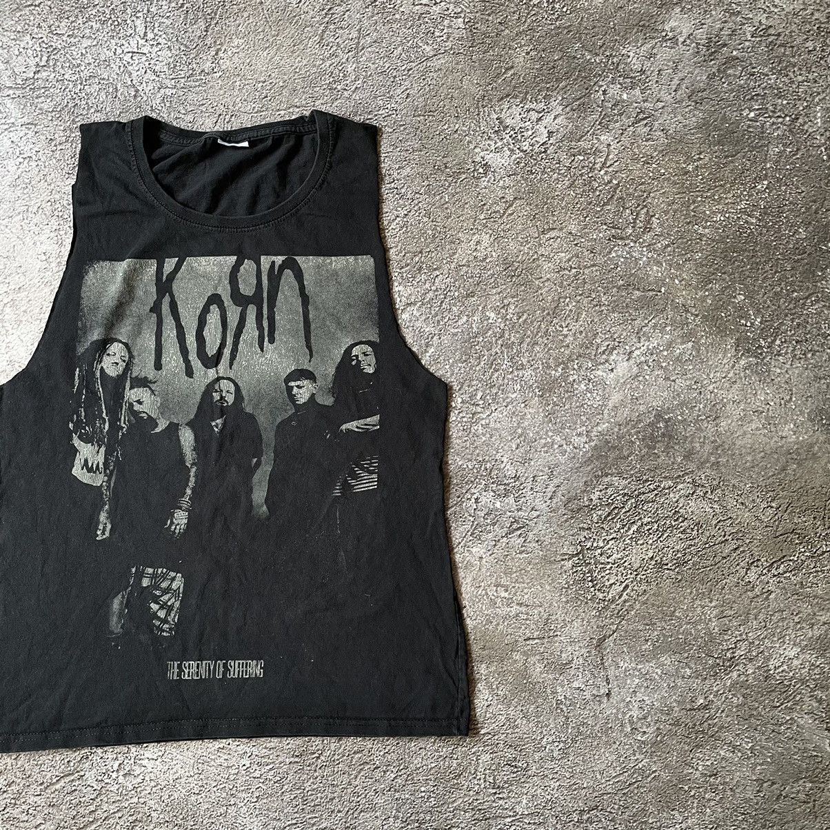 Vintage Vintage Y2K Korn Graphic Tank Top Black Goth Streetwear S Size US S / EU 44-46 / 1 - 3 Thumbnail
