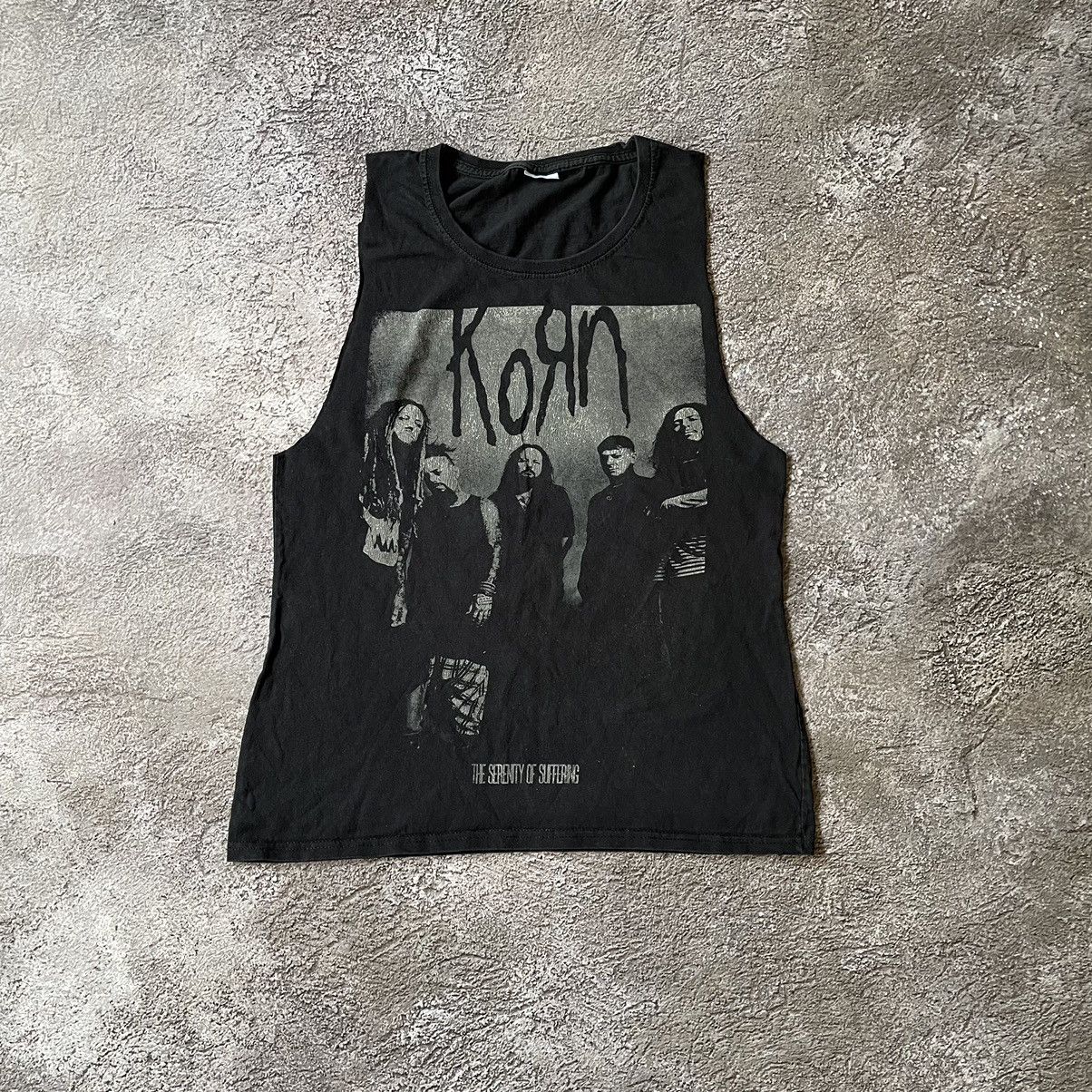 Vintage Vintage Y2K Korn Graphic Tank Top Black Goth Streetwear S Size US S / EU 44-46 / 1 - 2 Thumbnail