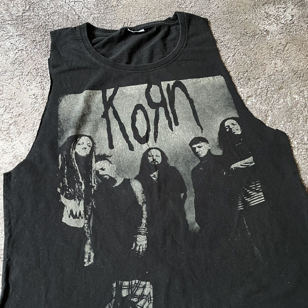 Vintage Vintage Y2K Korn Graphic Tank Top Black Goth Streetwear S Size US S / EU 44-46 / 1 - 6 Thumbnail