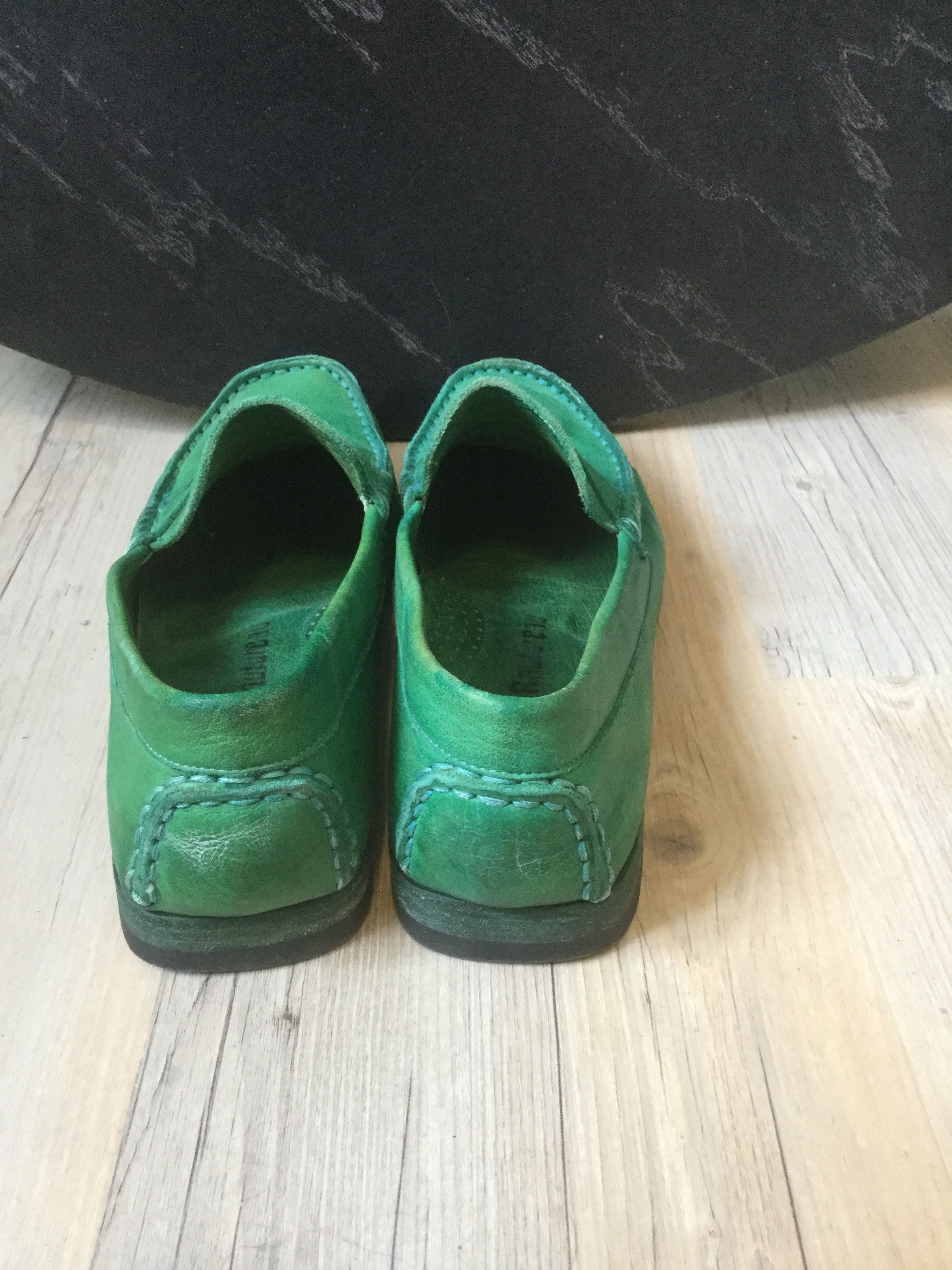 Jean Baptiste Rautureau Amazing green loafers.Like Gucci or Hermes loafers Size US 9 / EU 42 - 4 Thumbnail