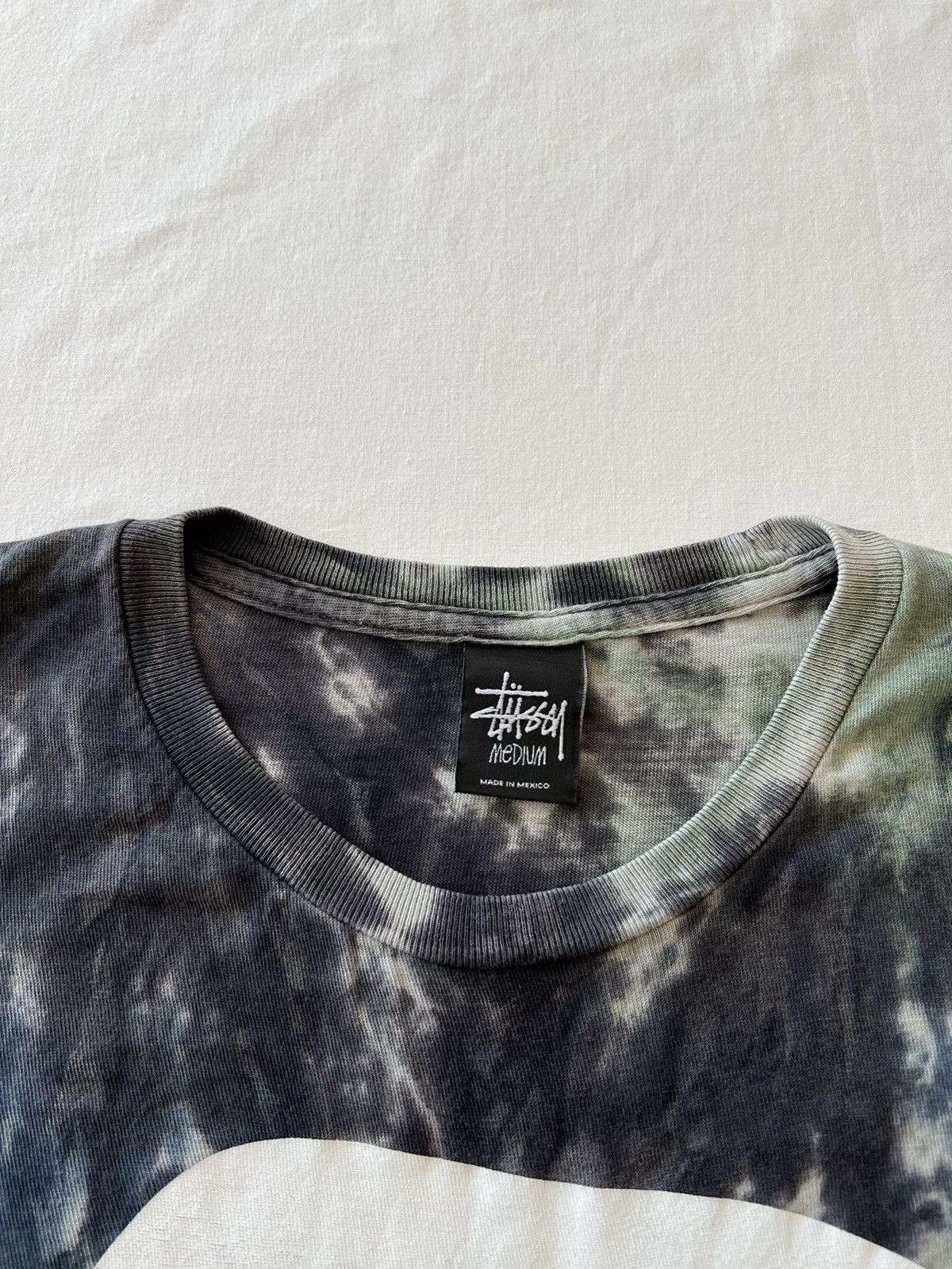 Stussy Vintage 2000s Stussy Skull Streetwear Tie Dye Tee Size US M / EU 48-50 / 2 - 8 Thumbnail