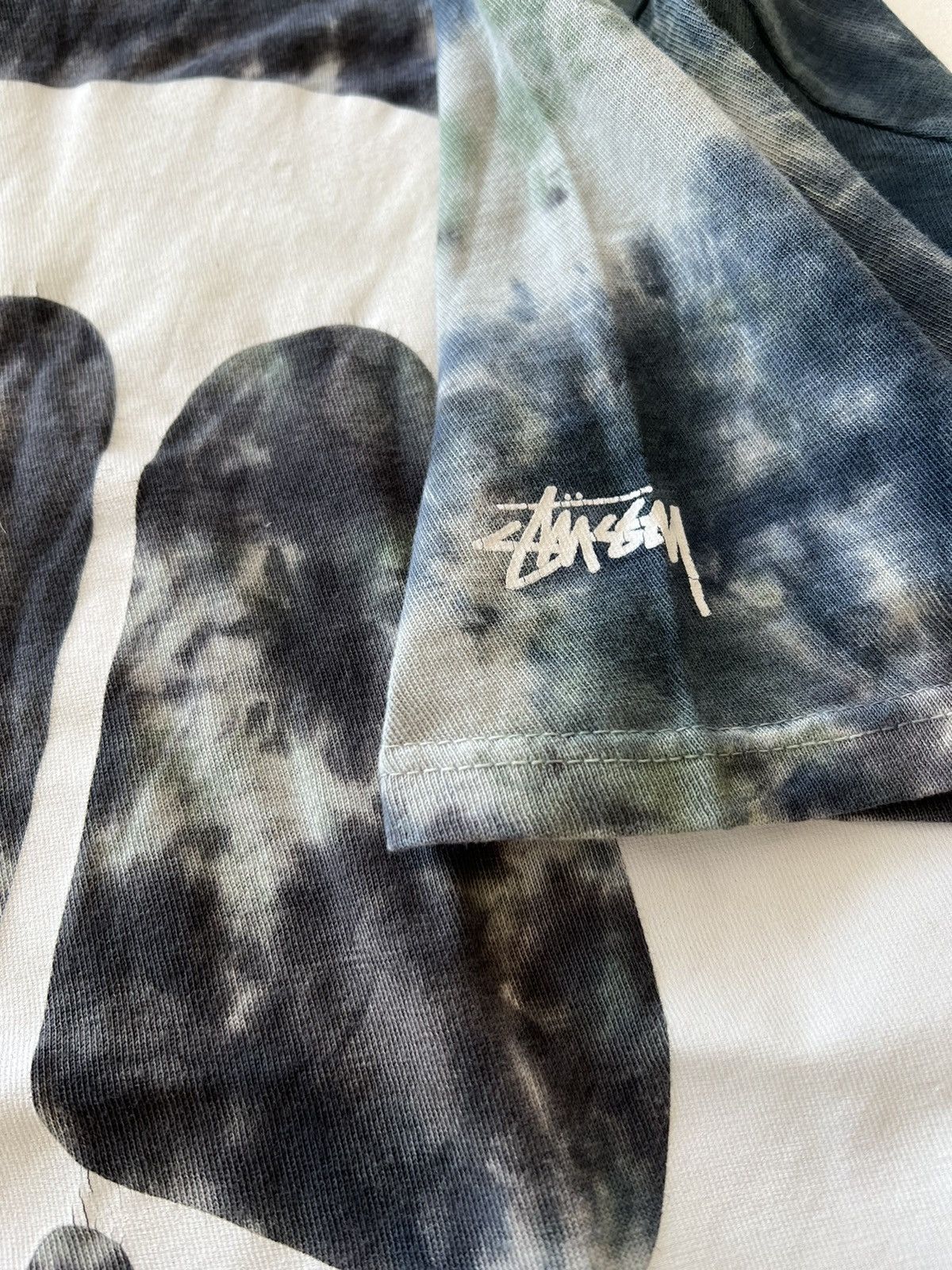 Stussy Vintage 2000s Stussy Skull Streetwear Tie Dye Tee Size US M / EU 48-50 / 2 - 7 Thumbnail