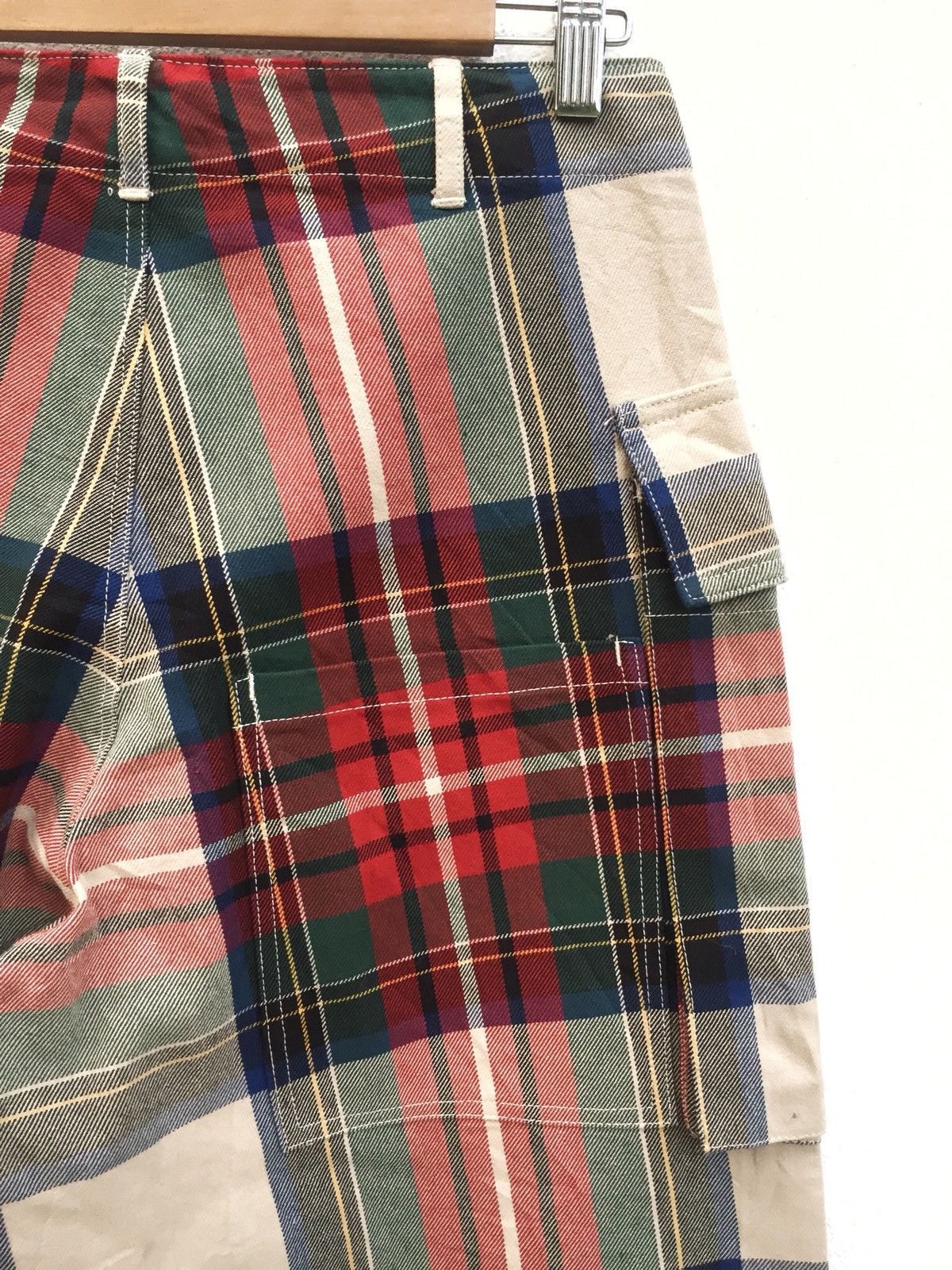 Orslow DOPE🔥🇯🇵 Made NakEd Bunch Check Tartan Cargo Pants Size US 30 / EU 46 - 7 Thumbnail