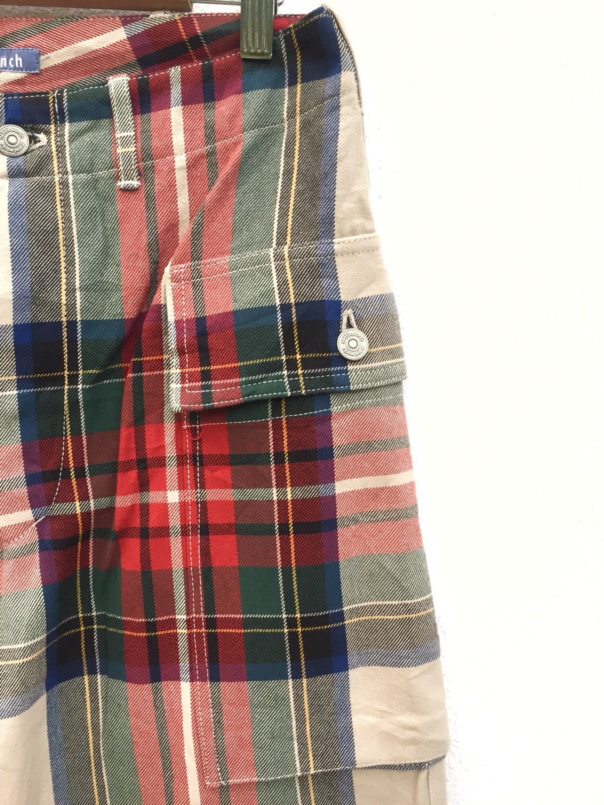 Orslow DOPE🔥🇯🇵 Made NakEd Bunch Check Tartan Cargo Pants Size US 30 / EU 46 - 4 Thumbnail