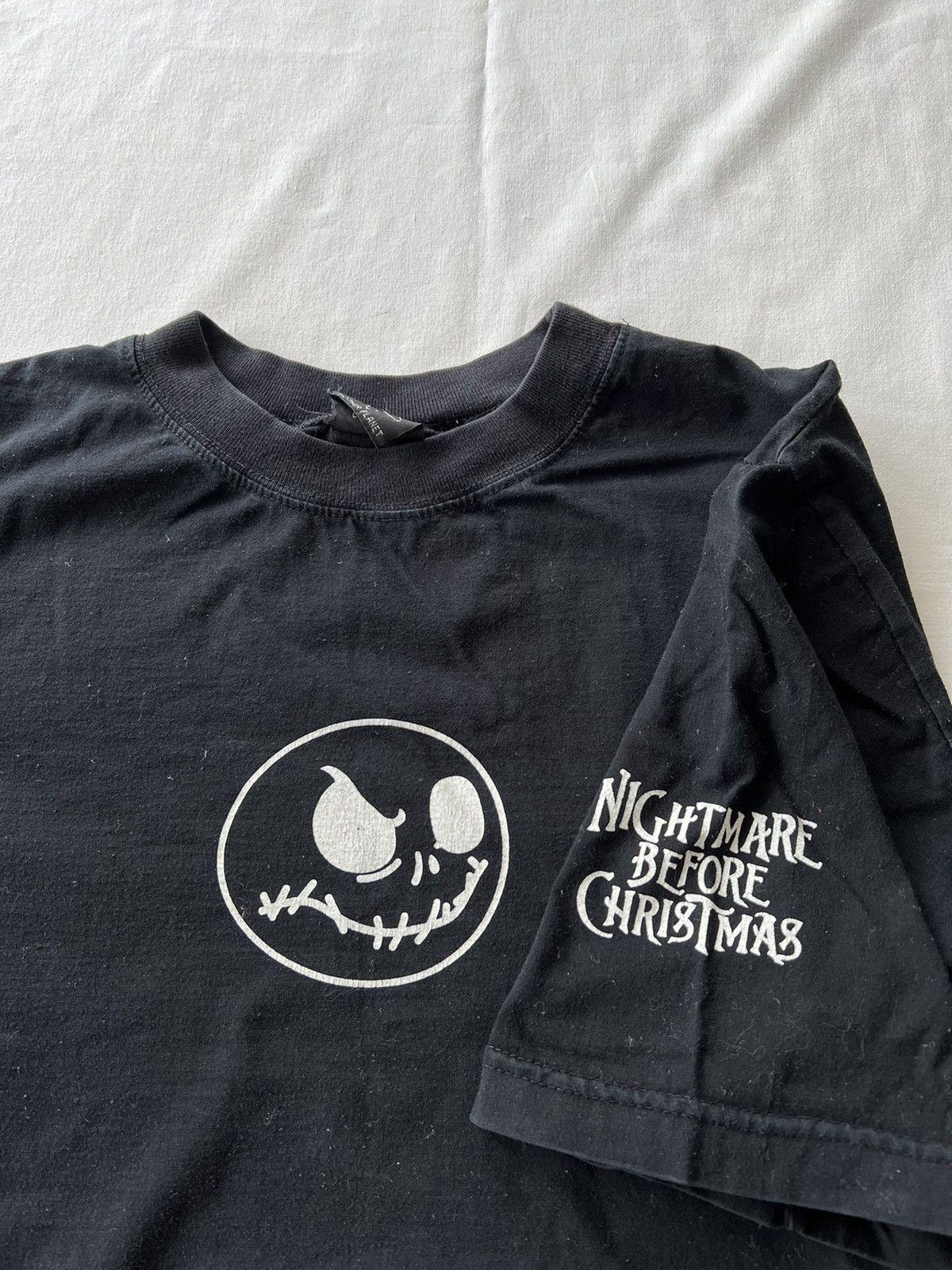 Cartoon Network Vintage 90s The Nightmare Before Christmas Black Tee Size US M / EU 48-50 / 2 - 4 Thumbnail