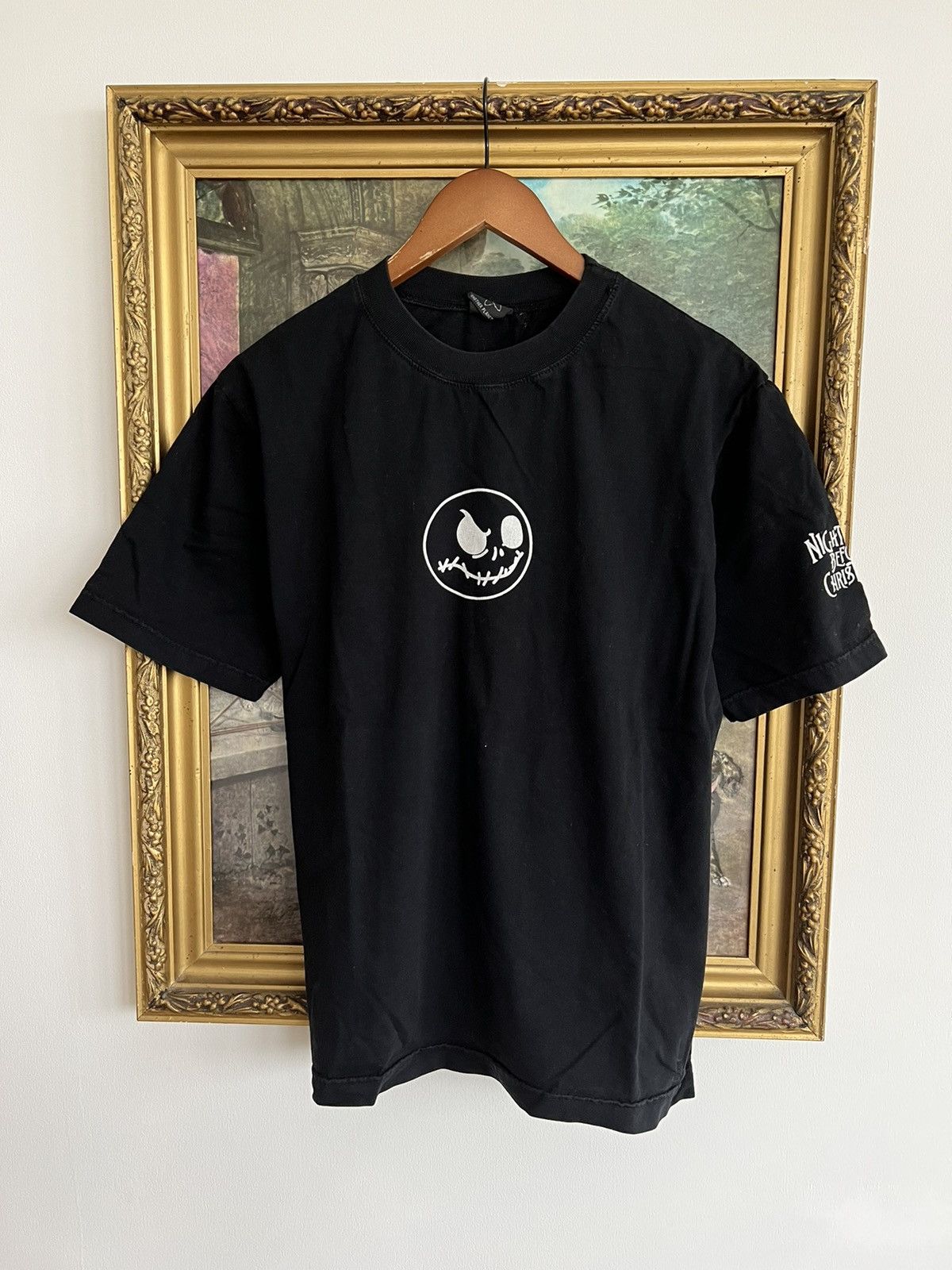 Vintage 90s The Nightmare Before Christmas Black Tee