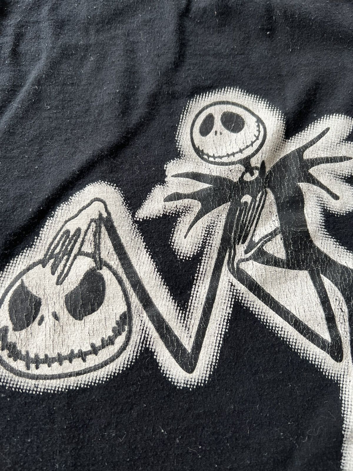 Cartoon Network Vintage 90s The Nightmare Before Christmas Black Tee Size US M / EU 48-50 / 2 - 10 Thumbnail