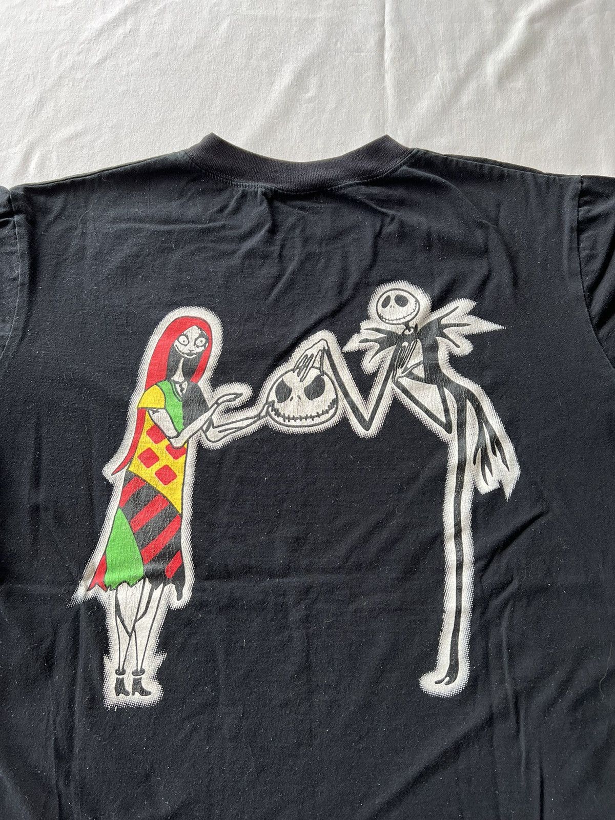 Cartoon Network Vintage 90s The Nightmare Before Christmas Black Tee Size US M / EU 48-50 / 2 - 8 Thumbnail