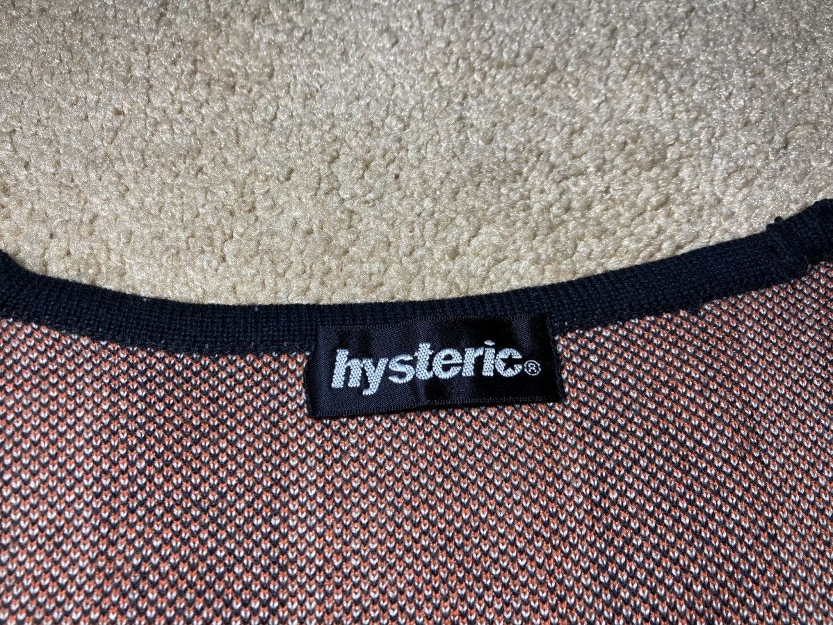 Hysteric Glamour 1999 Hysteric Glamour Vintage Orange Zip Cardigan 90s 666 HG Size US M / EU 48-50 / 2 - 5 Thumbnail
