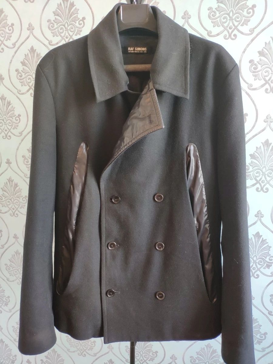 Raf Simons ARCHIVE ! FW2007 double breasted wool coat Size US M / EU 48-50 / 2 - 4 Thumbnail