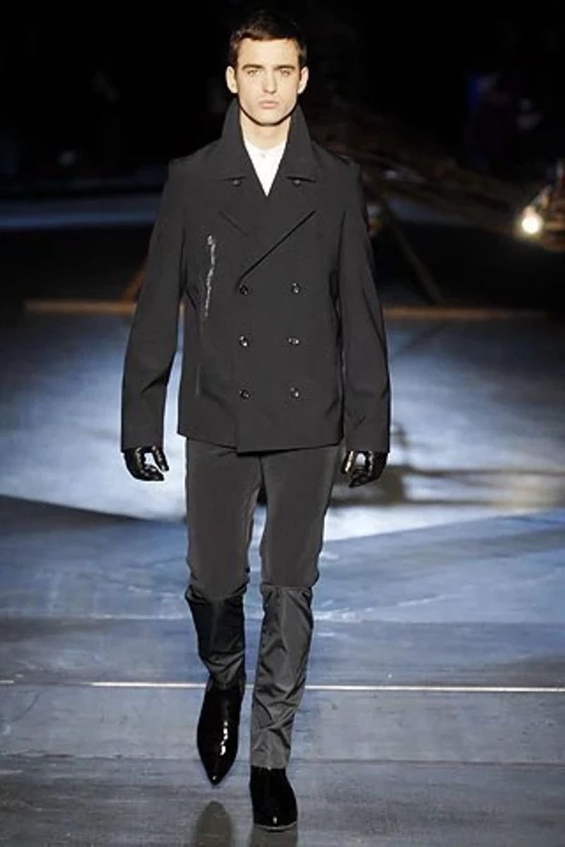 Raf Simons ARCHIVE ! FW2007 double breasted wool coat Size US M / EU 48-50 / 2 - 1 Thumbnail