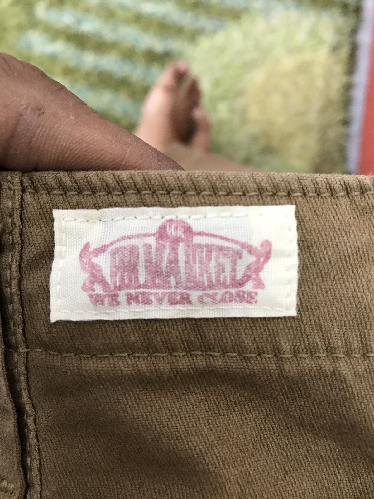 HOLLYWOOD RANCH MARKET Made In Japan HR Market Cargo Worker Pants Size US 29 - 9 Thumbnail