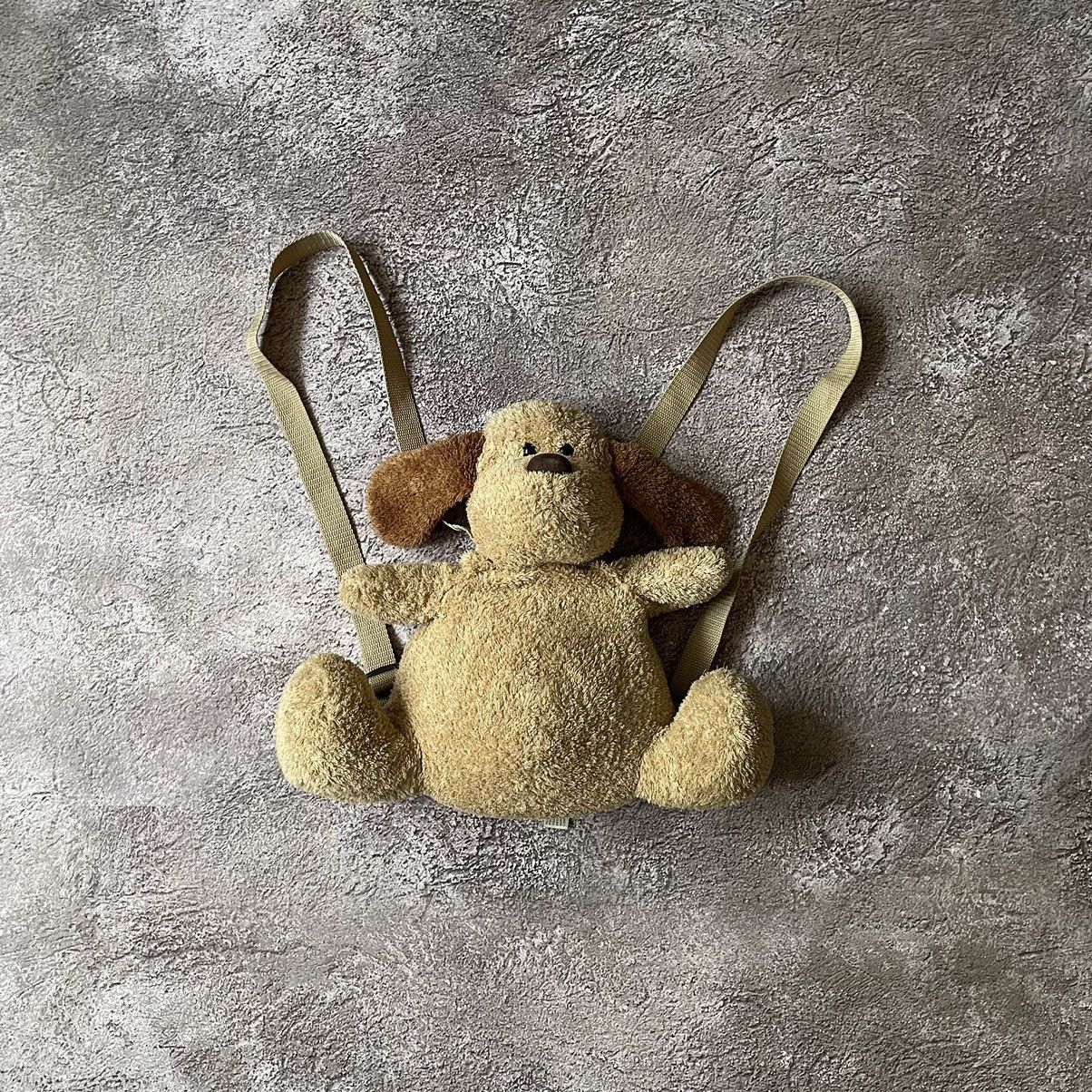 Vintage Vintage Y2K Plush Dog Backpack Toy Baggy Strap Brown Punk OS Size ONE SIZE - 2 Thumbnail