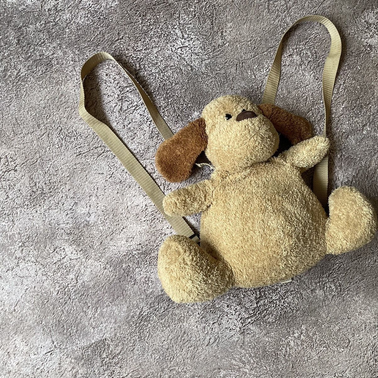 Vintage Vintage Y2K Plush Dog Backpack Toy Baggy Strap Brown Punk OS Size ONE SIZE - 4 Thumbnail