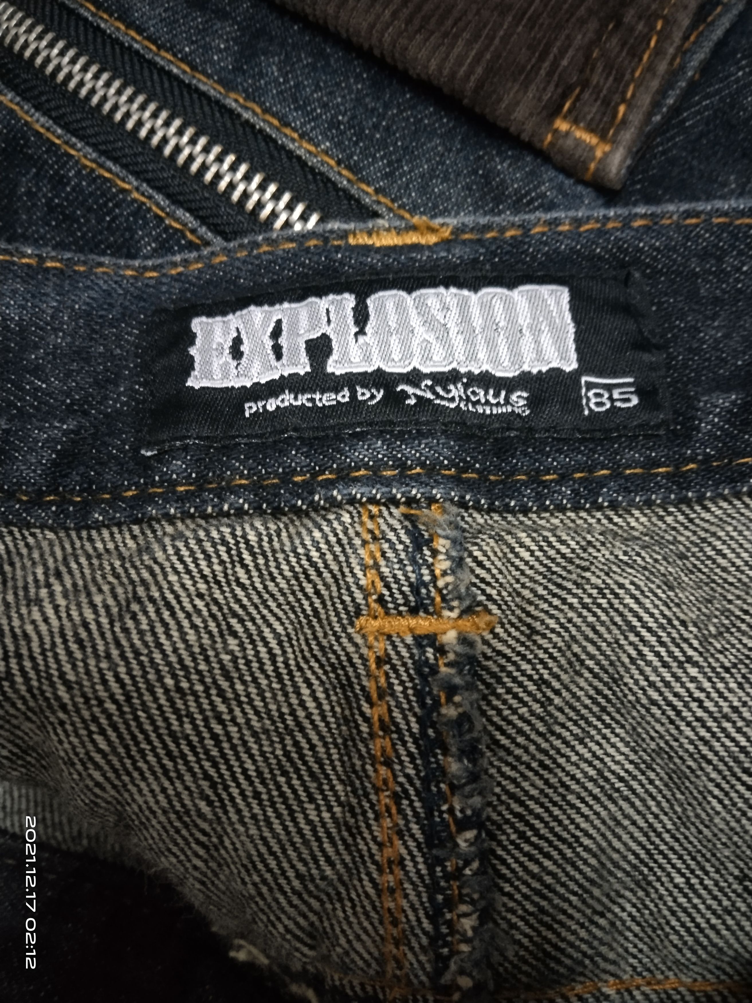 Japanese Brand DISTRESSED JAPANESE SEDITIONARIES DOUBLE WAIST EXPLOSSION Size US 33 - 7 Thumbnail