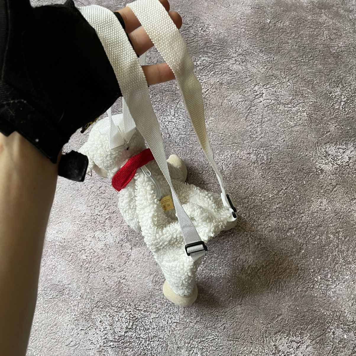 Vintage Vintage Y2K 90s Plush Goat Backpack Toy Cream Grunge Slim OS Size ONE SIZE - 7 Thumbnail