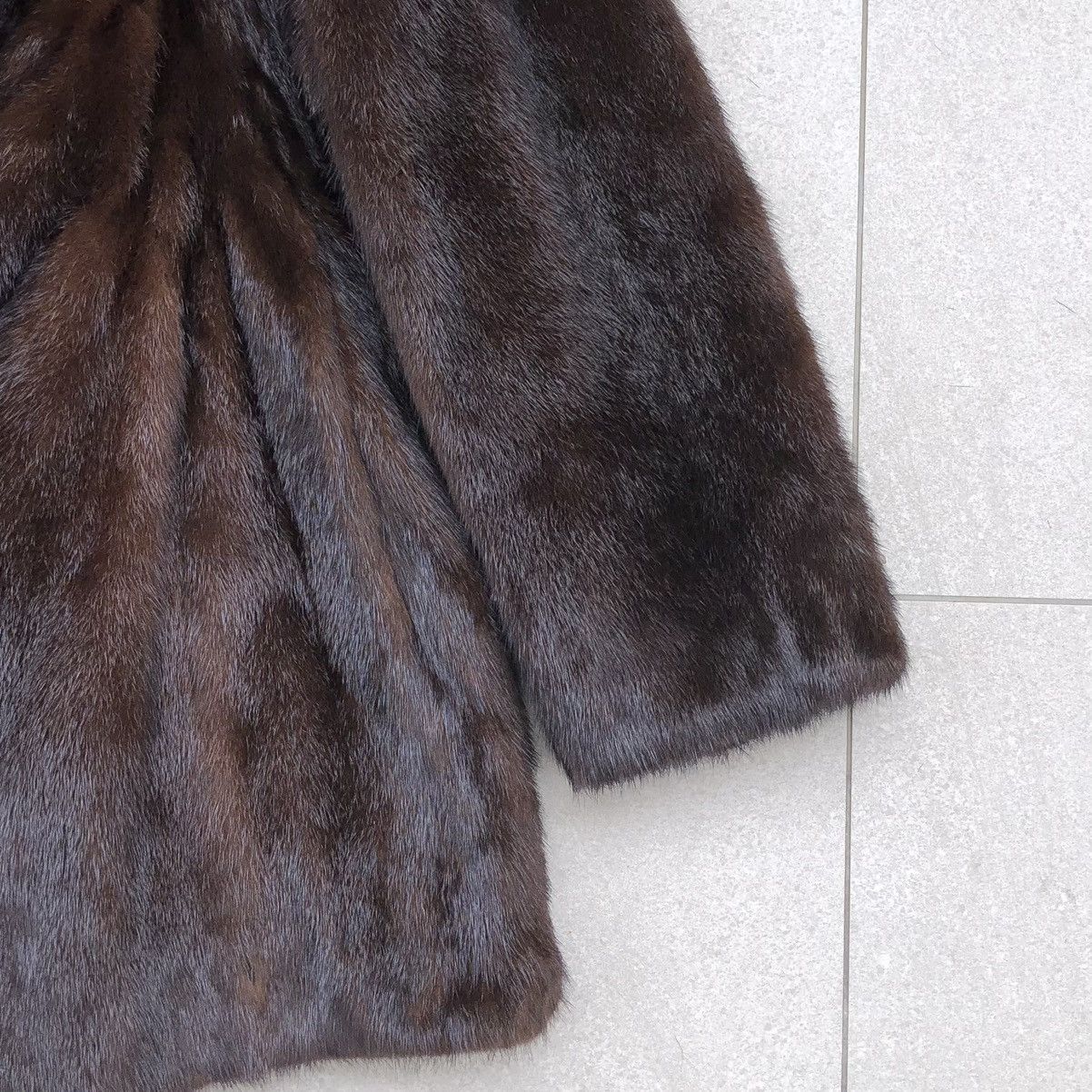 Japanese Brand Dasco Brown Mink Fur Coat For Women Made Canada Size M / US 6-8 / IT 42-44 - 4 Thumbnail