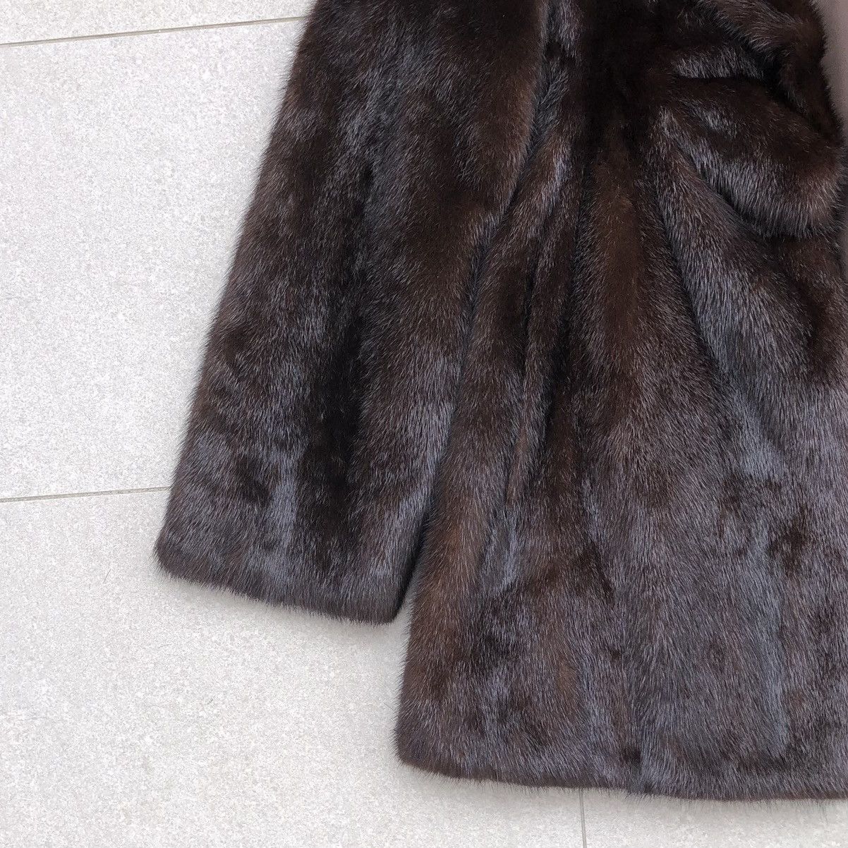 Japanese Brand Dasco Brown Mink Fur Coat For Women Made Canada Size M / US 6-8 / IT 42-44 - 3 Thumbnail