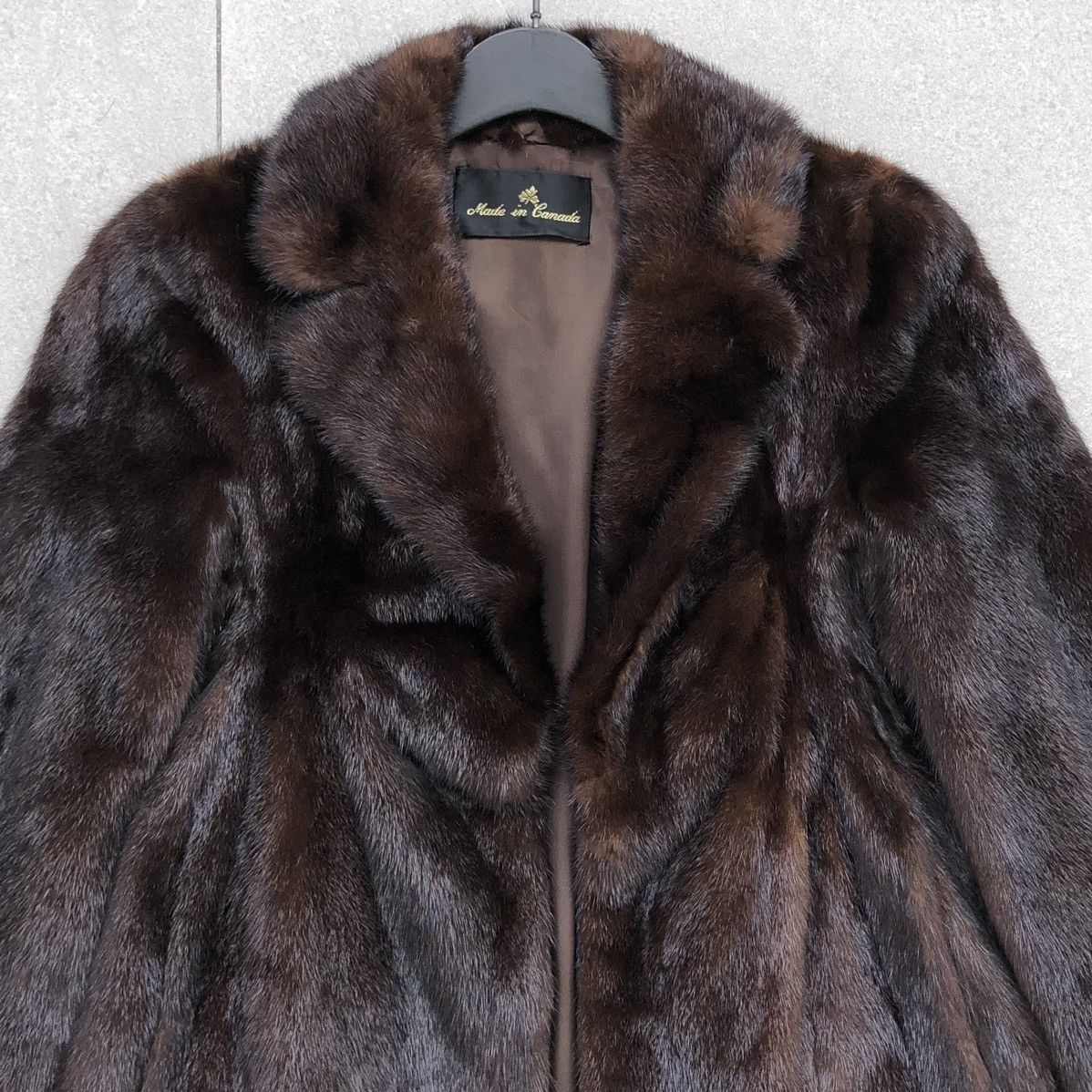 Japanese Brand Dasco Brown Mink Fur Coat For Women Made Canada Size M / US 6-8 / IT 42-44 - 9 Thumbnail