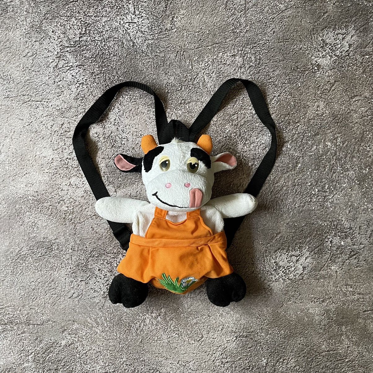 Vintage Vintage Y2K Cow Plush Backpack Toy Bag Accessory Goth OS Size ONE SIZE - 1 Thumbnail