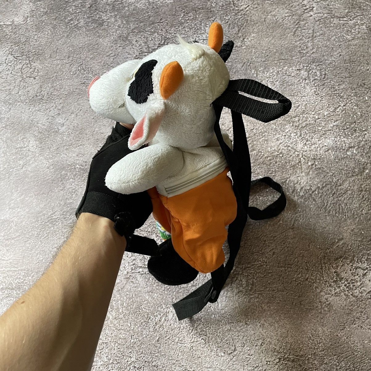 Vintage Vintage Y2K Cow Plush Backpack Toy Bag Accessory Goth OS Size ONE SIZE - 7 Thumbnail