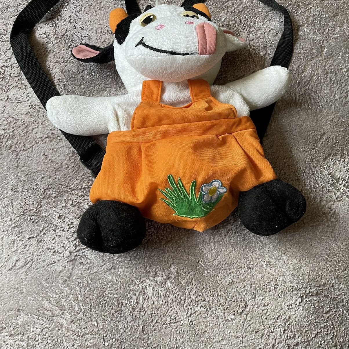 Vintage Vintage Y2K Cow Plush Backpack Toy Bag Accessory Goth OS Size ONE SIZE - 5 Thumbnail